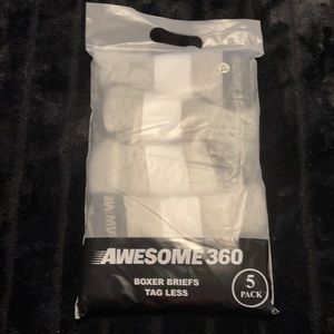 Awesome 360, Boxer Briefs, Tag-less, 5 pack, SZ 2X